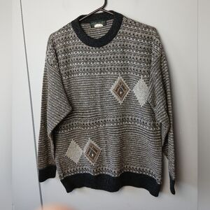 LYLE & SCOTT Vintage Men Crewneck Size XL 30% Wool Unisex Made In Italy